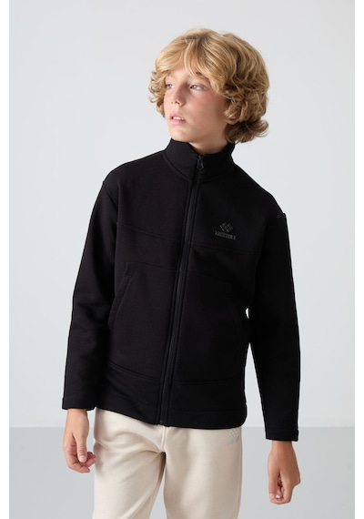 Tommylife Standart Fit 2li Paket Siyah-bej Erkek Çocuk Sweatshirt - 11245 Siyah - Beyaz