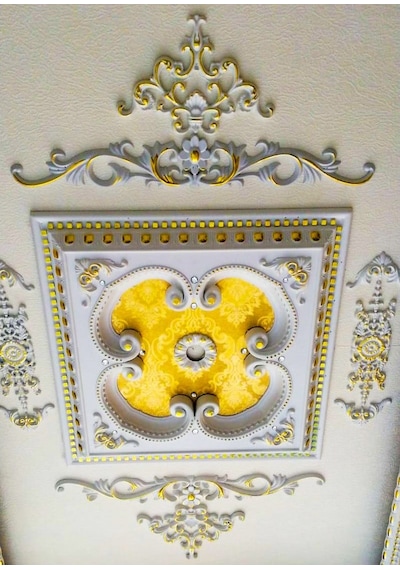 Dekoratif Sarmaşık Gümüş 4'Lu Motif Paketi