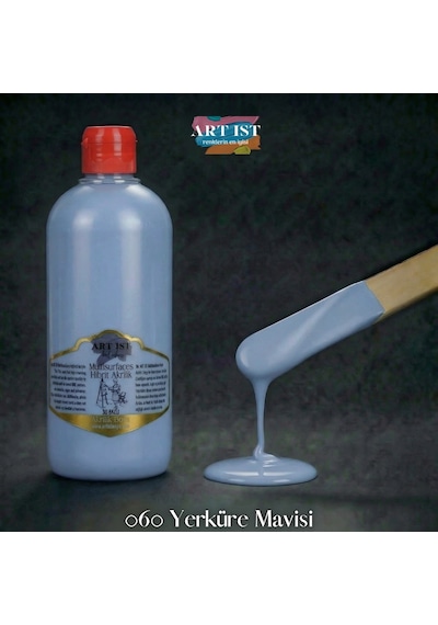 Multisurfaces Hibrit Akrilik Boyalar - 060 Yerküre Mavisi Ahşap, Taş Tozu, Hobi, Dıy
