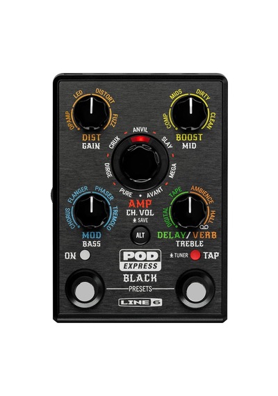 Line 6 Pod Express Gitar Multi Efekt Pedalı Siyah