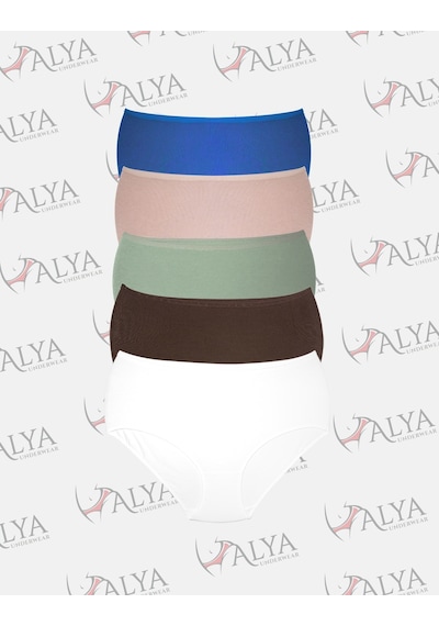 Alya Underwear Kadın Büyük Beden Külot Battal Full Brief, Yüksek Bel 5xl, 6xl, 7xl 5 Farklı Renk 1 Pakette Çok Renkli Alya Underwear Kadın Büyük Beden Külot Battal Full Brief, Yüksek Bel 5xl, 6xl, 7xl 5 Farklı Renk 1 Pakette Çok Renkli