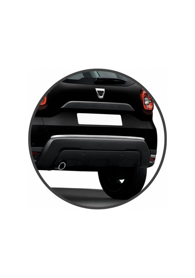 Dacia Duster 2018-2024 Arası Krom Bagaj Alt Çıta Dcadstrkrmbgalç00000000001