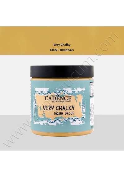 Cadence Very Chalky Mobilya Boyası 500 Ml. Ch27 Oksit Sarı