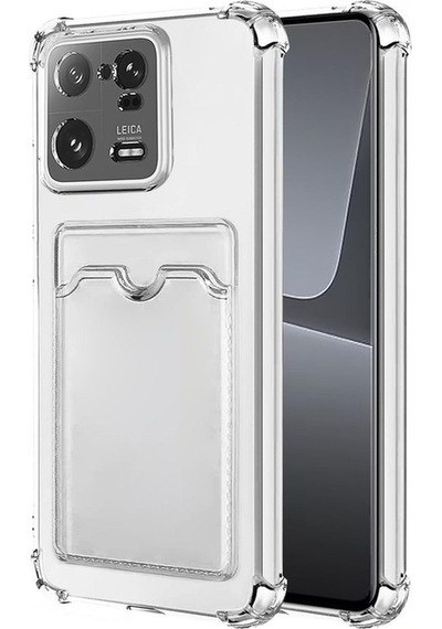 Xiaomi Mi 13 Pro Kamera Korumalı Airbag Kartlıklı Darbe Emici Özellikli Şeffaf Silikon Kılıf