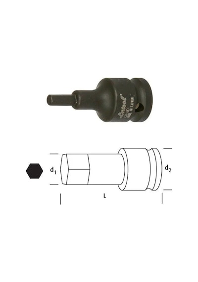 Osaka Ln12a04 Allen Lokma 1/2'' 4 Mm