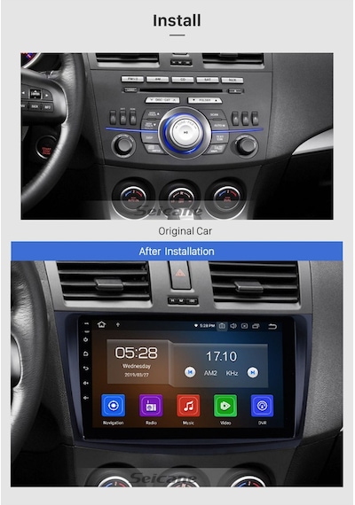 Mazda 3 2010-2013 Uyumlu Multimedya Navigasyon Usb Kamera Carplayer