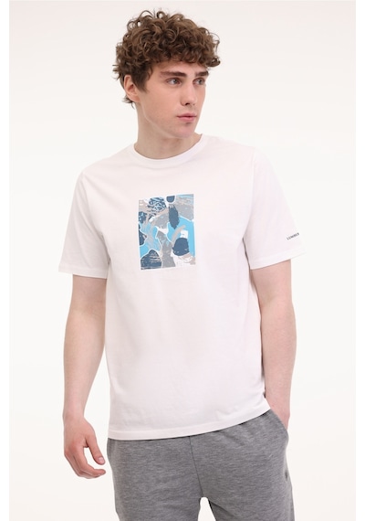Lumberjack Ml Chen 11hl1004 5fx Beyaz Erkek Kısa Kol T-shirt 000000000102012706 Beyaz