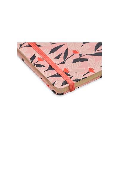 A5 Spiralli Modern Floral - Vivid Tropics Çok Renkli