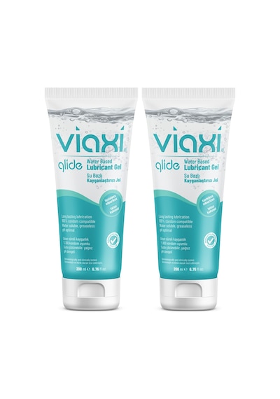 Viaxi Glide Su Bazlı Kayganlaştırıcı Jel 200 ML x 2 Adet