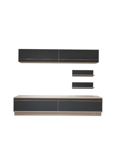 Decoraktiv Eko 5b Mdf Std Tv Ünitesi Tv Sehpası Beyaz - Antrasit