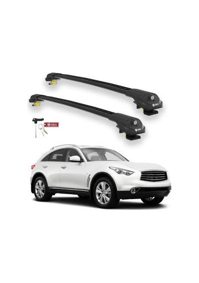 Turtle Infiniti Qx70 S51 2013-2017 Ara Atkı Air1 Siyah