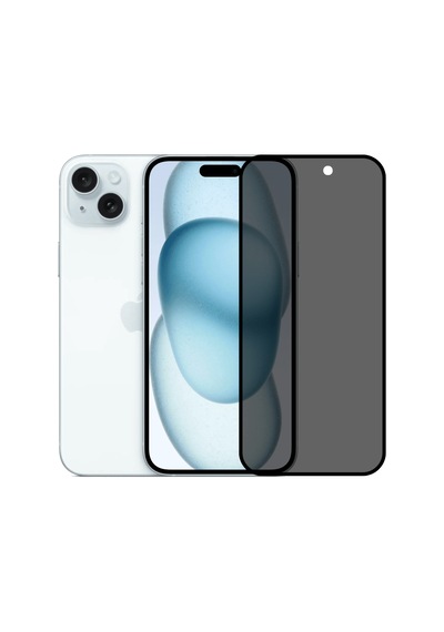 Safeus Tam Kaplayan Hayalet Parmak İzi Bırakmayan Safir Ekran Koruyucu Cam Apple iPhone 15 Uyumlu Plus İle
