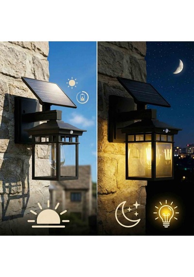 Panther Pt-2965 Solar Led Duvar Lambası