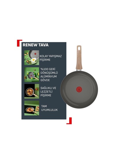 Renew Artus Seramik Tava - 28 Cm Çok Renkli