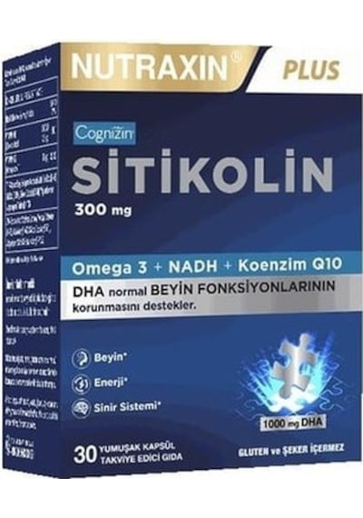 Nutraxin Sitikolin 30 Kapsül