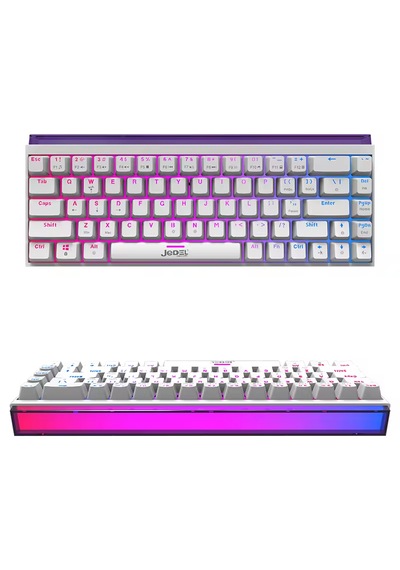 Rgb Işıklı Gaming Oyuncu Klavyesi - Kompakt Kablolu Mekanik Hisli Klavye, Renkli Led Aydınlatmalı, Türkçe Q Klavye