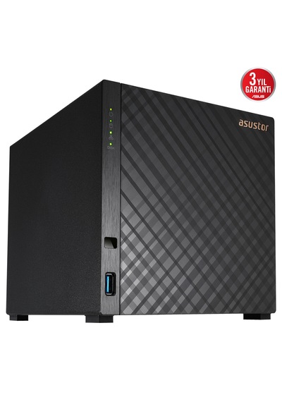 Asustor 4diskli Realtek Qc-1gb Ram-2.5gbe Nas Server As1204t