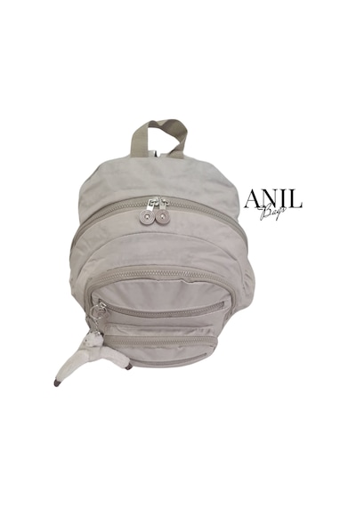 Anılbags Krinkıl Kumaş Suya Dayanıklı Klinkır Sırt Çantası/laptop Bej