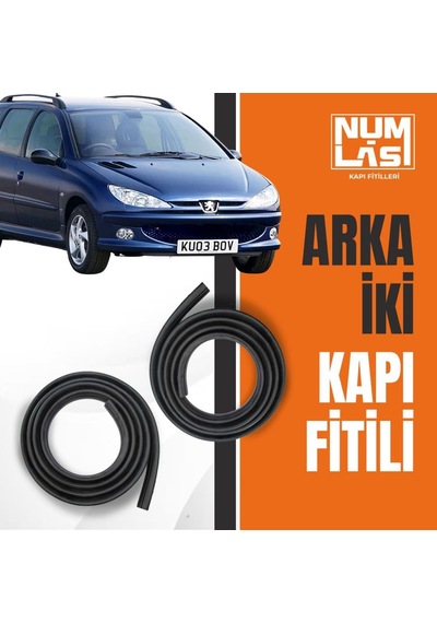 Peugeot 206 Station Wagon Arka Iki Kapı Fitili-a Kalite-numlas-nm3693