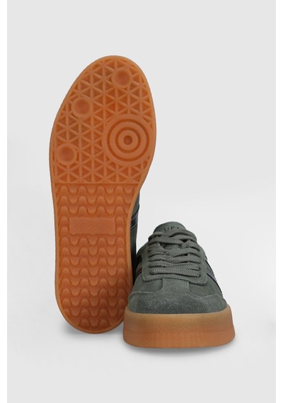 Lufian 112230234 Davıd Sneaker Erkek Deri Ayakkabı Yeşil