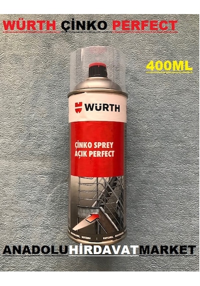 Würth Çinko Sprey Boya Çinko Perfect Sprey 400Ml Germany