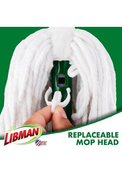 Libman Tornado Paspas Yedekleri Kendinden Sıkma Paspas Pamuk Paspas Başlığı Bükümlü Paspas Bükümlü Paspas Başlığının Değiştirilmesi Makinede Yıkanabilir 3 Kendinden Sıkmalı Paspas Başlığı