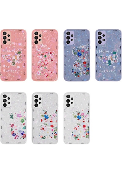 Samsung Uyumlu Galaxy A23 Kılıf Desenli Sert Silikon Zore Mumila Kapak