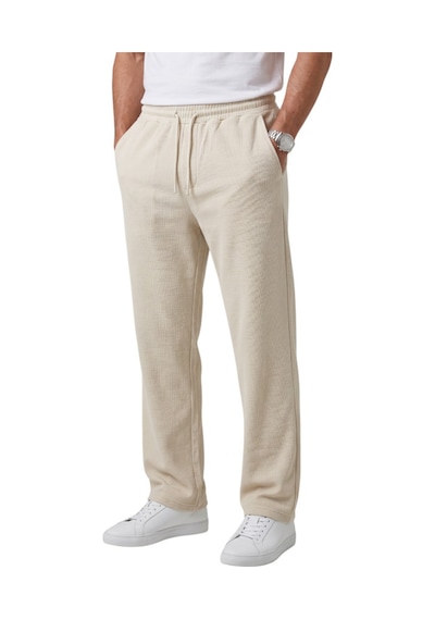 Deep Sea Deepsea Bej Baggy Style Likralı Lastikli İpli Erkek Spor Pantolon 2600262