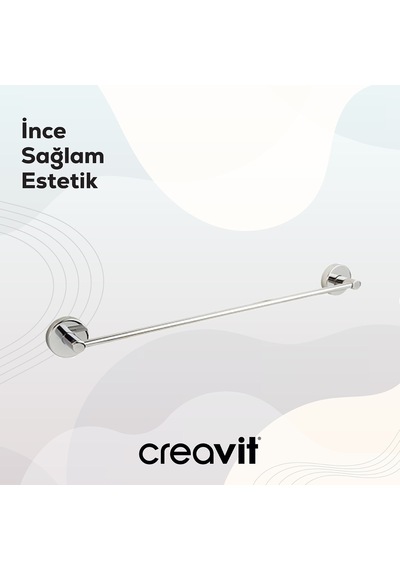 Creavit DR27006S Drop Uzun Havluluk- Siyah Krom