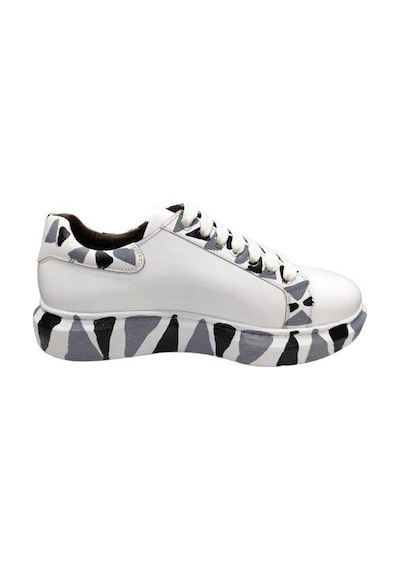 King Paolo King Shoes Büyük Numara Beyaz Erkek Ayakkabı Beyaz