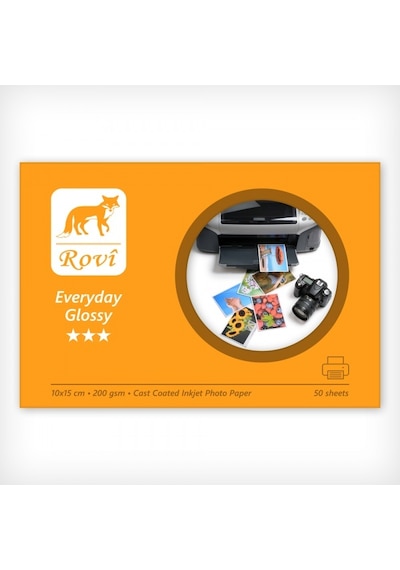 Rovi Everyday Parlak Fotoğraf Kağıdı - 200Gsm - 50Yp - 10X15
