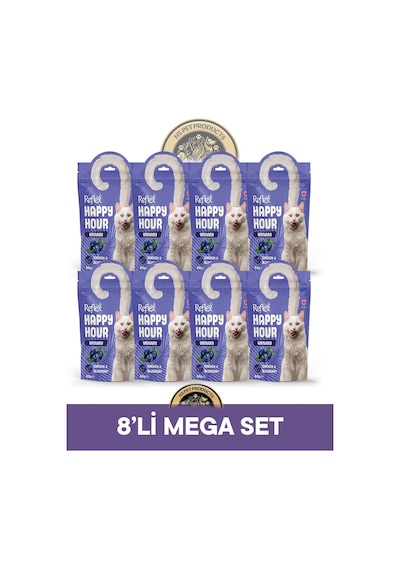 Reflex Plus Happy Hour 8'li Kedi Maması Mega Set 3 / 8x60gr