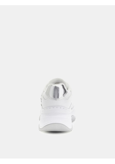Guess Harpaa Logo Zincirli Kadın Sneaker Ayakkabı Flpharele12 Beyaz