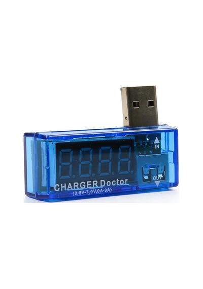 Dijital USB Mobil Güç (Akım ve Voltaj) Test Cihazı