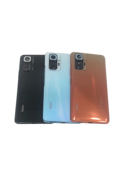 Xiaomi Redmi Note 10 Pro Kasa Arka Kapak Pil Kapağı Mavi