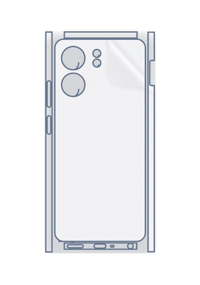 Oppo A5x Uyumlu Fullbody Arka Kaplama Hidrojel Koruyucu Film