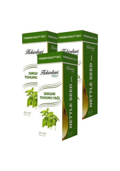 Hekimhan Bitkisel Isırgan Tohumu Yağı 3 x 20 ML
