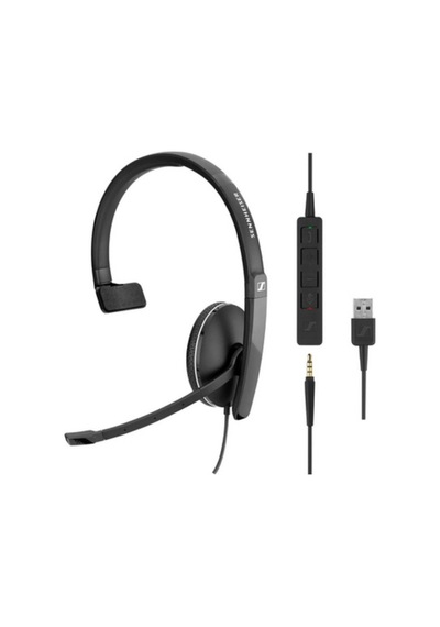 Sennheiser SC-135 USB CTRL Tek Taraflı USB Kablolu Kulak Üstü UC Kulaklığı