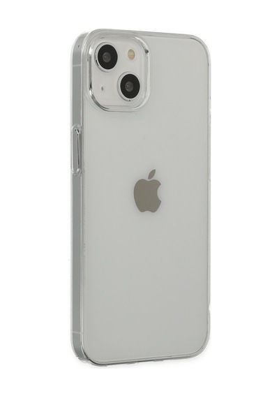 Apple Uyumlu iPhone 14 Plus Uyumlu Kılıf Pc Sert Şeffaf Kapak - Şeffaf