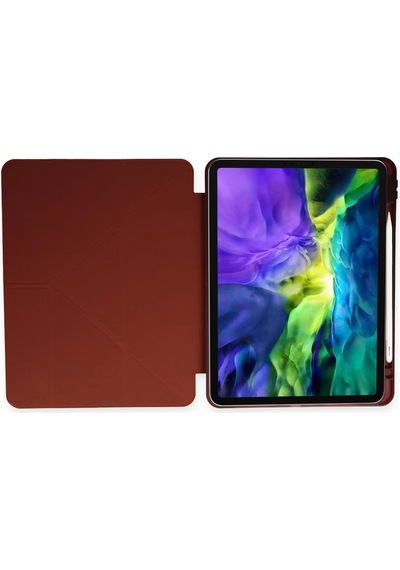 Gldısptm 8683140471521 Newface Apple iPad Uyumlu  2022 10.9 10.nesil Kılıf Kalemlikli Mars Tablet Kılıfı - Mor