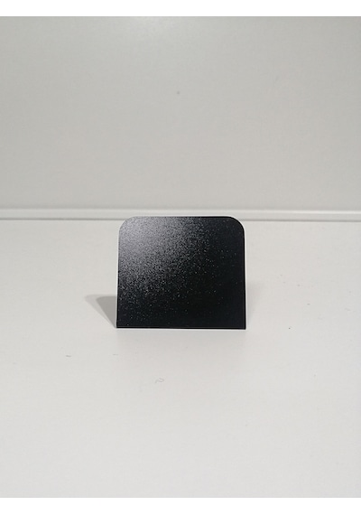 10 Ad Silinebilir Karatahta Etiket Stand 4x4,5 Cm Siyah Etiket