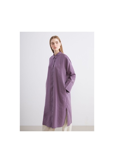 LC Waikiki Alıta Cıty Farkıyla Lcw Modest Mor Oversize Modal Karışımlı Kadın Gömlek Tunik Mor - 931522775 Mor LC Waikiki Alıta Cıty Farkıyla Lcw Modest Mor Oversize Modal Karışımlı Kadın Gömlek Tunik Mor - 931522775 Mor