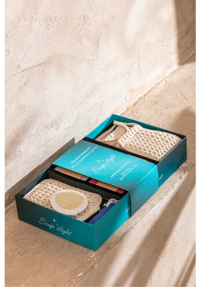 Soap Light Doğal Sabunlar Ve Pamuk Lifi Seti