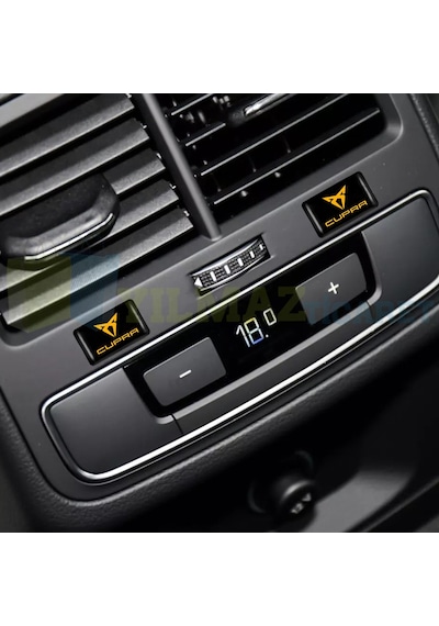 Seat Cupra Logo Direksiyon Jant Vites Torpido 3D Damla Sticker
