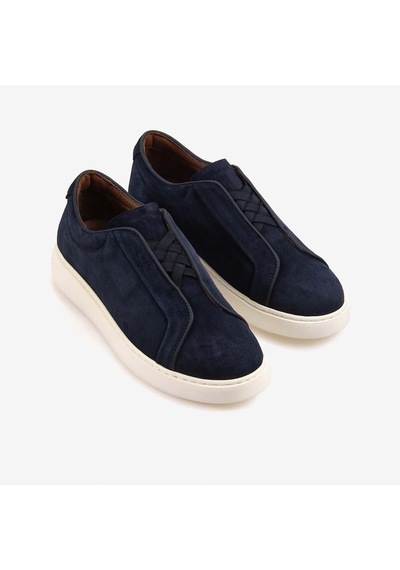Mocassini Gold Erkek Eva Taban Süet Bağcıksız Casual Spor & Sneaker Ayakkabı 1453-47 Lacivert