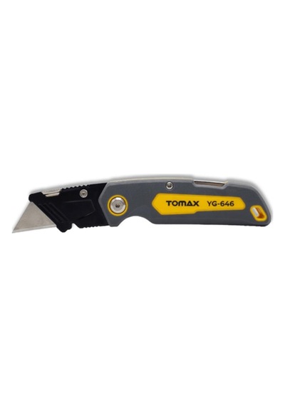 Tomax Yg-646 Katlanır Maket Bıçağı Hızlı Bıçak Değiştirme Sistemli