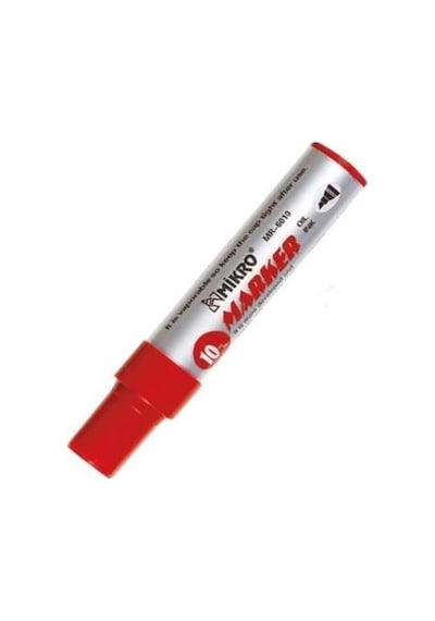 Mikro Jumbo Markör Kalem 6010 Kırmızı 15 Gr 12 Li Paket Çok Renkli