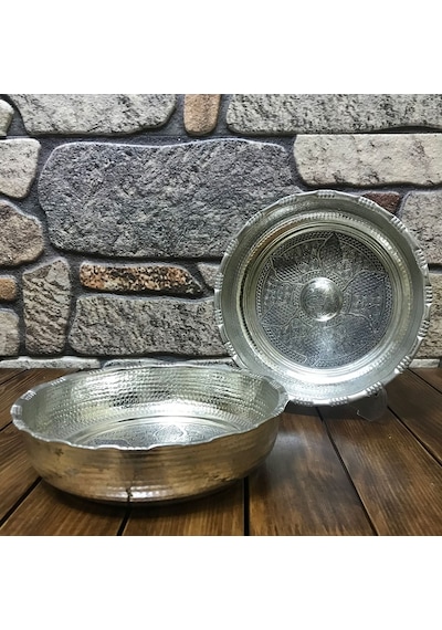 Kalaylı Bakır Hamam Tası 20 CM