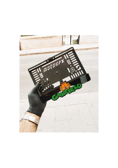 Motorsiklet Plakalık Garfıeld Lazer Kesim Pleksi - 634872671