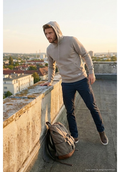Buratti Erkek Sweat 5905281 Kül Kül